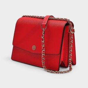 Tory Burch Robinson Convertible Leather Bag